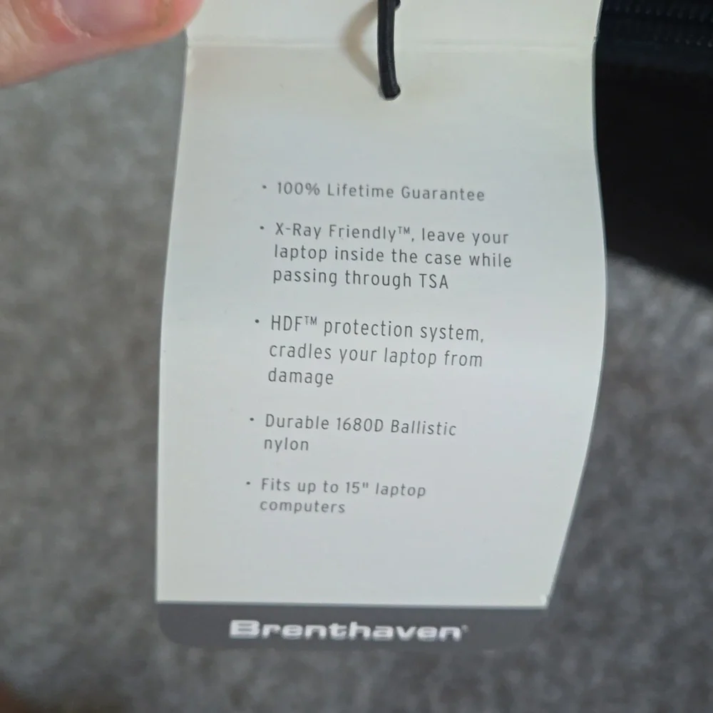 NWT Laptop Computer Bag Black Office Bag